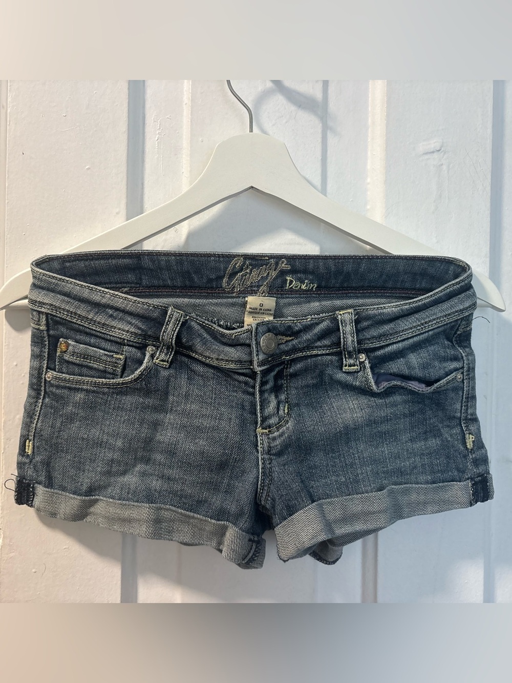 Vintage Garage jean shorts